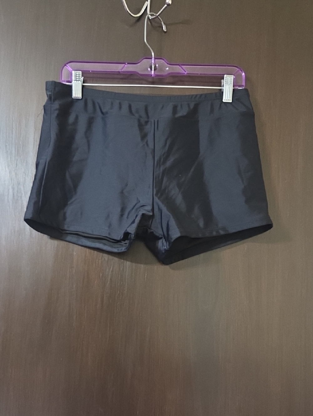 no name brand ladies swim shorts black XL